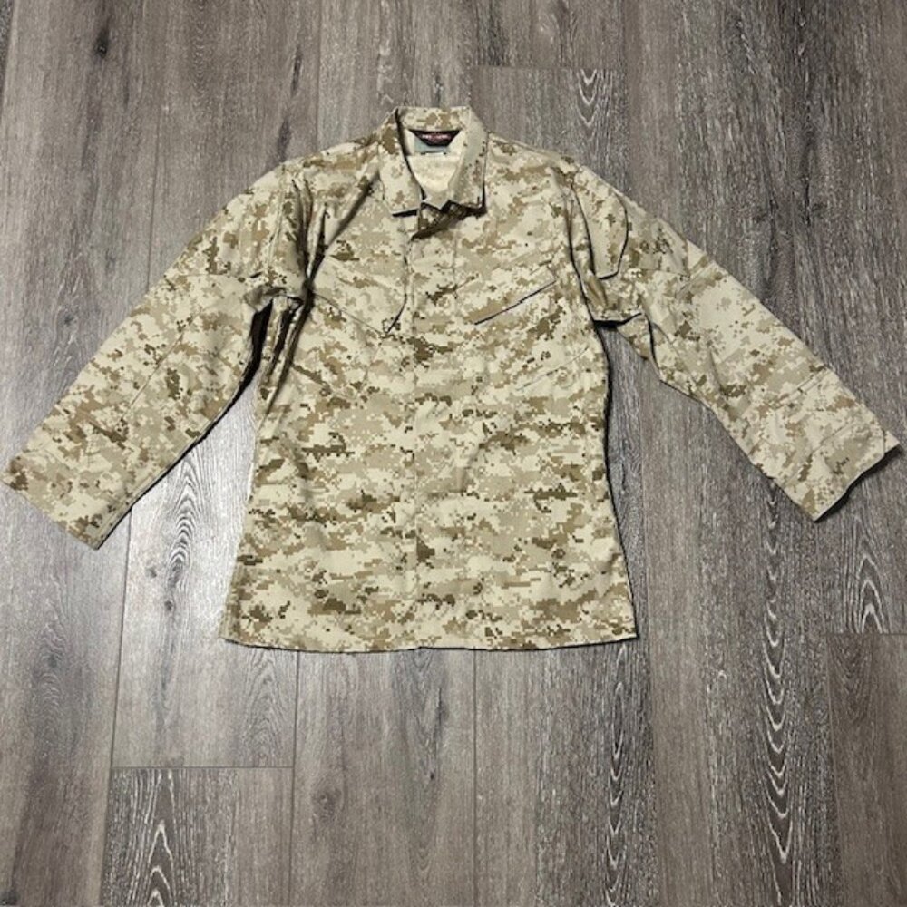 TRU-SPEC BDU Camouflage Jacket DESERT DIGITAL CAMO Small Regular Nato 7080/8494